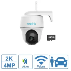 Reolink Argus PT 2K 4 MP 100% Kabellose WLAN IP Überwachungskamera Mit Akku- & Solarbetrieb, Schwenk & Neigung, Inkl. 64 GB MicroSD Karte 33 Reolink Argus PT 2K 4 MP 100% Kabellose WLAN IP Überwachungskamera Mit Akku- & Solarbetrieb, Schwenk & Neigung, Inkl. 64 GB MicroSD Karte -Garten- & Gewächshäuser Geschäft 901c8fcd54ac24e781fb701615316ae7