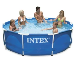 INTEX Frame Pool - Set Rondo Ø 305 X 76cm, Farbe: Blau; 128202NP -Garten- & Gewächshäuser Geschäft 902f4e211d6c74674b5ab19468865c0c
