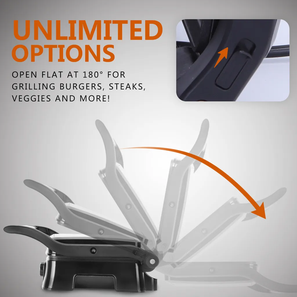 Aigostar Hitte 30HFA - Elektrischer Kontaktgrill,Cool Touch, Antihaft, 1500 Watt 5 Aigostar Hitte 30HFA - Elektrischer Kontaktgrill,Cool Touch, Antihaft, 1500 Watt – Bild 5