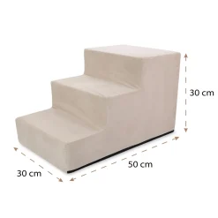 Amazinggirl Hundetreppe Für Kleine Hunde 30 Cm Hoch - Katzentreppe Velvet Hunderampe Sofa Haustiertreppe 3 Stufen Treppe Beige -Garten- & Gewächshäuser Geschäft 905a439600bbf553e83525144df1e9ac