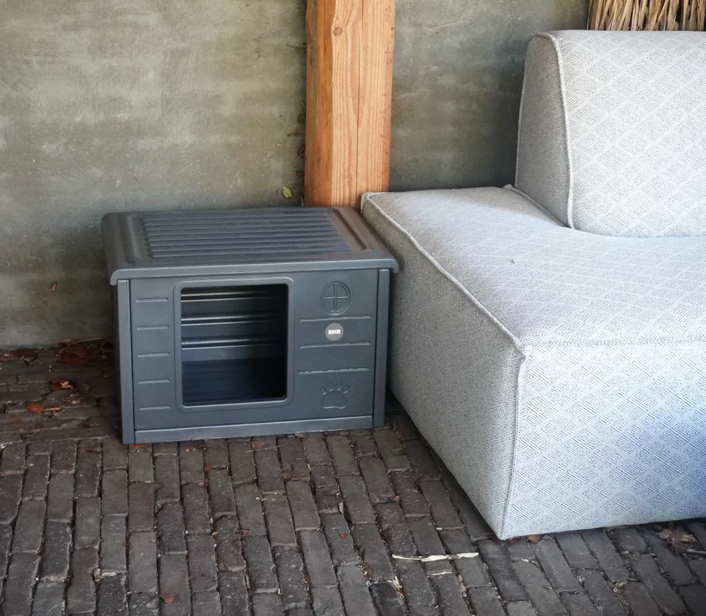 RHRQuality Katzenhaus Outdoor Indoor Villa De Luxe Haus Für Katzen Draußen Winterfest Katzenhütte Maße 60 X 40 X 42 3 RHRQuality Katzenhaus Outdoor Indoor Villa De Luxe Haus Für Katzen Draußen Winterfest Katzenhütte Maße 60 X 40 X 42 – Bild 3