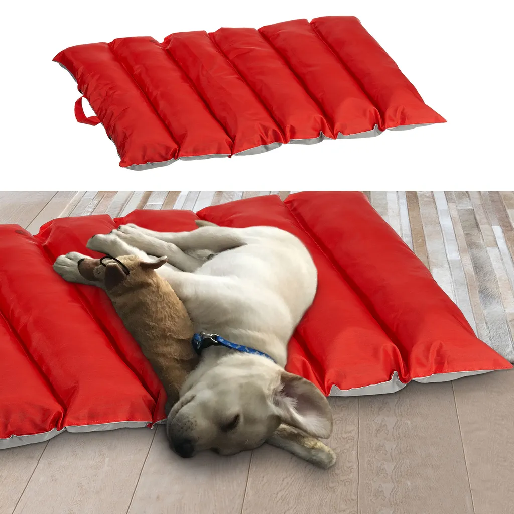 CEPEWA Hundekissen Faltbar Zum Mitnehmen Rot 80x60 Cm Hundematte Reisehundebett Kissen Schlafplatz Waschbar 6 CEPEWA Hundekissen Faltbar Zum Mitnehmen Rot 80x60 Cm Hundematte Reisehundebett Kissen Schlafplatz Waschbar – Bild 6