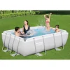 Bestway Power Steel Swimmingpool-Set Rechteckig 282×196×84 Cm 56629