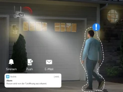 Reolink 4K Dual-Lens WLAN Überwachungskamera Aussen, 180° Ultra-Weitwinkel, Person-/Fahrzeug-/Haustier-Erkennung, 2,4/5 GHz WiFi, Farbnachtsicht, 2-Wege-Audio, Duo 2 WiFi -Garten- & Gewächshäuser Geschäft 919ebca3898a87c0e43bc90fb067b872