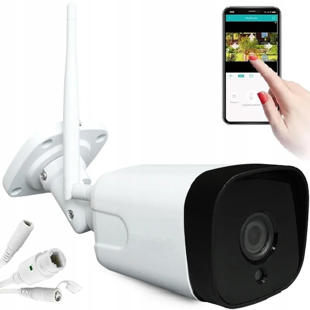 Kabellose WLAN Überwachungskamera IP Kamera Aussen Outdoor 1080P Full HD 2.4GHz WiFi IP66 Wasserdicht Bewegungserkennung Kartenslot 355°/90° Retoo 4 Kabellose WLAN Überwachungskamera IP Kamera Aussen Outdoor 1080P Full HD 2.4GHz WiFi IP66 Wasserdicht Bewegungserkennung Kartenslot 355°/90° Retoo – Bild 4