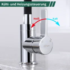 Aihom Wasserhahn Küche Schwarz Mit Flexibler Auslauf Küchenarmatur Mit Hoher Auslauf (235mm) Spültischarmatur Schwarz Mischbatterie Küche Aus Messing -Garten- & Gewächshäuser Geschäft 921e5e6398e950e4f29623a0bce876af