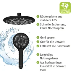 Wenko Duschsystem Watersaving Schwarz 23 Wenko Duschsystem Watersaving Schwarz -Garten- & Gewächshäuser Geschäft 928e5703861b76bc82d3de581f733bfd
