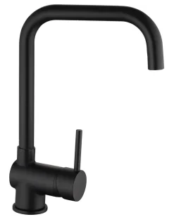 Harkers Fachgrosshandel Für Armaturen Niederdruck Küchenarmatur Schwarz, Spültischarmatur 360° Drehbar