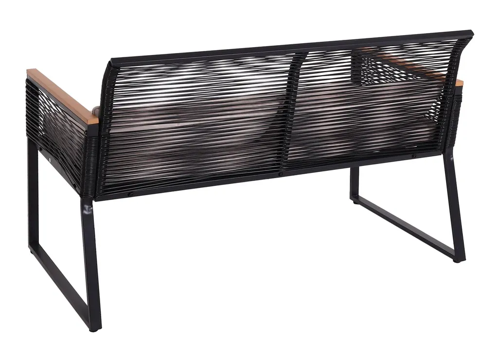 Mendler Garten-Garnitur HWC-K42, Gartenlounge Lounge-Set Sitzgruppe Sofa, Seilgeflecht Rope Polywood Stahl, Polster Hellgrau 16 Mendler Garten-Garnitur HWC-K42, Gartenlounge Lounge-Set Sitzgruppe Sofa, Seilgeflecht Rope Polywood Stahl, Polster Hellgrau – Bild 16