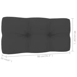 VidaXL Palettensofa-Kissen Anthrazit 80x40x10 Cm -Garten- & Gewächshäuser Geschäft 92f27a980dae33df3f91ae311e50f175