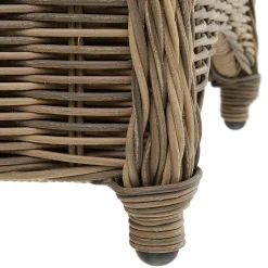 Tectake 4 Rattansessel Mit Aluminiumgestell Inkl. Sitzkissen Und Rückenkissen - Natur -Garten- & Gewächshäuser Geschäft 9333e6802567ec572009371290dab6f6