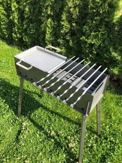 TF-Metalldesign Schaschlik Grill, Mangal Aus 4 Mm Stahl (ST37) Zerlegbar XXL 12 TF-Metalldesign Schaschlik Grill, Mangal Aus 4 Mm Stahl (ST37) Zerlegbar XXL -Garten- & Gewächshäuser Geschäft 93a8910e64081967ad88d29036b1b55d