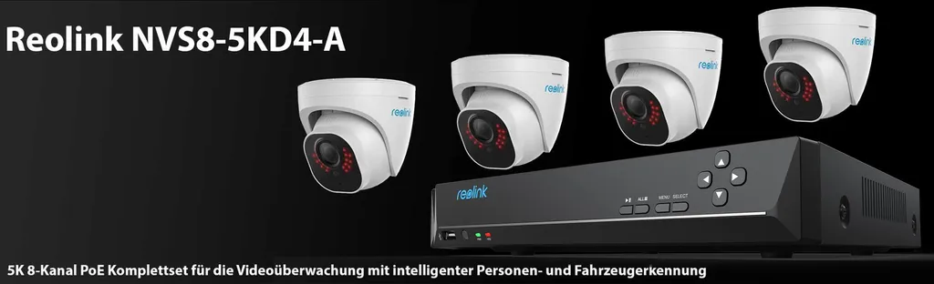 Reolink NVS8-5KD4-A 5K 8-Kanal PoE Komplettset Für Die Videoüberwachung Mit Intelligenter Personen- Und Fahrzeugerkennung, Nachtsicht Bis Zu 30 Meter 16 Reolink NVS8-5KD4-A 5K 8-Kanal PoE Komplettset Für Die Videoüberwachung Mit Intelligenter Personen- Und Fahrzeugerkennung, Nachtsicht Bis Zu 30 Meter – Bild 16
