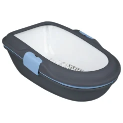 TRIXIE Heimtierbedarf TRIXIE Katzentoilette Berto 39x22x59 Cm Dunkelgrau 40154