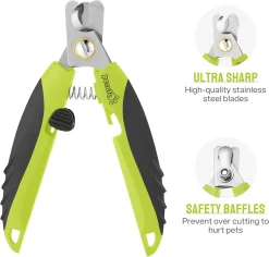 Pecute Krallenschere Für Hunde & Katzen Mit Nagelfeile,Krallenpflege Aus Edelstahl, Krallenzange Für Hund Mit Sicherheitsschutz -Garten- & Gewächshäuser Geschäft 94537226648a1a363a5907673e53647f