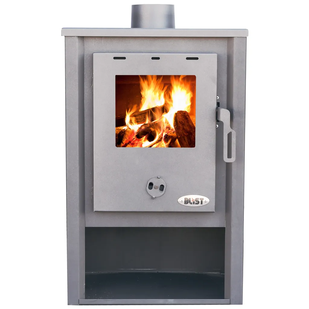 Blist Kaminofen Grau Holzofen 9,7 KW Kamin B1 Ofen Dauerbrandofen Werkstattofen Schwedenofen Hüttenofen Heizofen 2 Blist Kaminofen Grau Holzofen 9,7 KW Kamin B1 Ofen Dauerbrandofen Werkstattofen Schwedenofen Hüttenofen Heizofen – Bild 2