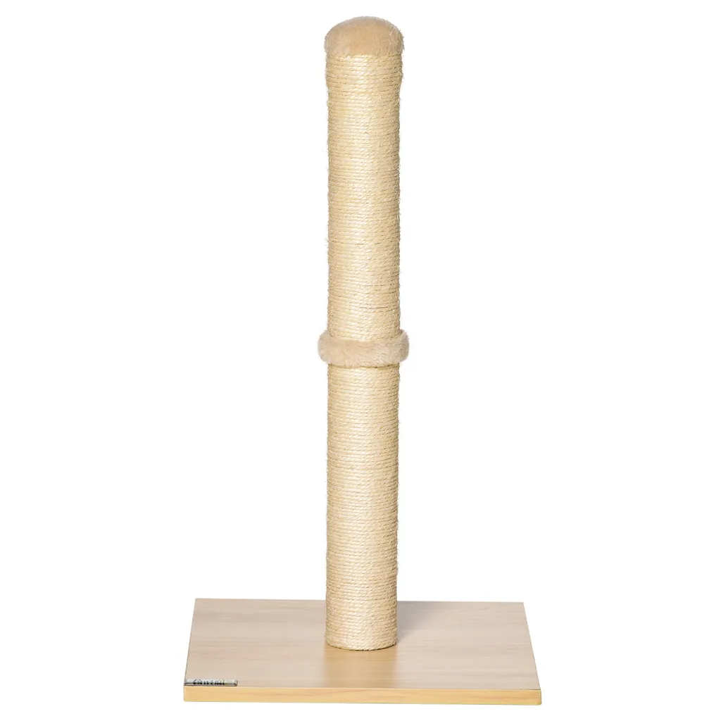 PawHut Kratzstamm Für Katzen Kratzsäule Aus Sisal Stabiler Kratzbaum Kratz Spielzeug Katze Mit Ball 60 Cm Spanplatte Sisal Beige+Eiche 34 X 34 X 60 Cm 6 PawHut Kratzstamm Für Katzen Kratzsäule Aus Sisal Stabiler Kratzbaum Kratz Spielzeug Katze Mit Ball 60 Cm Spanplatte Sisal Beige+Eiche 34 X 34 X 60 Cm – Bild 6