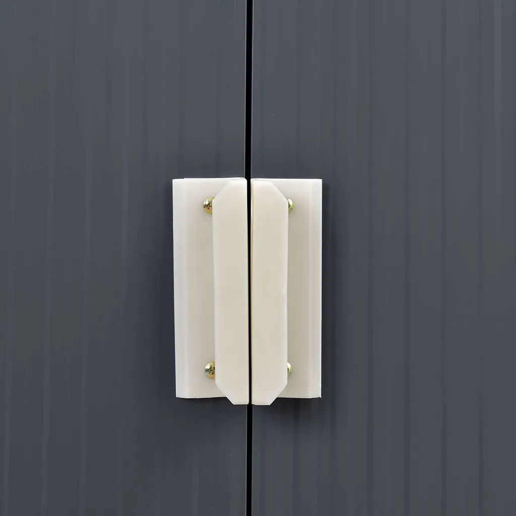 Juskys Metall Gerätehaus XL Mit Satteldach, Schiebetür & Fundament - 9m³ - 277×191×192 Cm - Anthrazit - Geräteschuppen Gartenhaus Garten Schuppen 7 Juskys Metall Gerätehaus XL Mit Satteldach, Schiebetür & Fundament - 9m³ - 277×191×192 Cm - Anthrazit - Geräteschuppen Gartenhaus Garten Schuppen – Bild 7