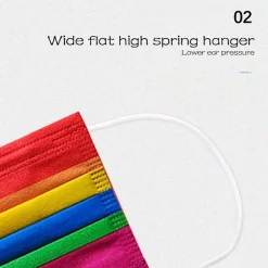 Jinaishop 50 Stück Einwegmasken, Kinder Masken, Dreilagiger Schutz, Staubdichte Masken Farb Nasen- Und Mundschutz Maske -Garten- & Gewächshäuser Geschäft 95ac6dfc60e2d837b02bcfaee416fe57