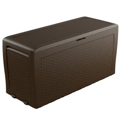 Keter Samoa Rattan Gartenbox 270L Braun Aufbewahrungsbox