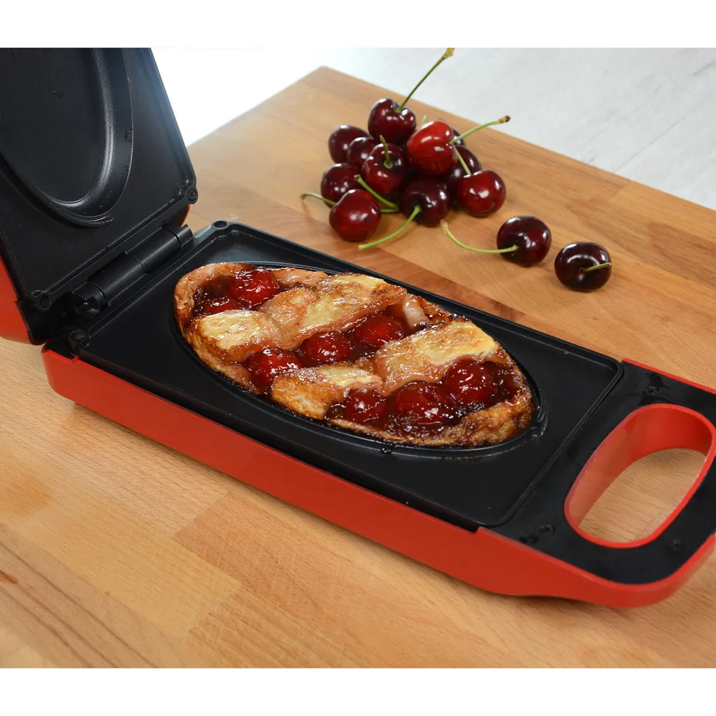 ISL GmbH Express Cooker® Multi-Grill Mit Wendefunktion, 3 In1-Toasten-Backen-Braten, Anti-Haft Beschichtung, 800 Watt, Rot - Original Aus Der TV Werbung 8 ISL GmbH Express Cooker® Multi-Grill Mit Wendefunktion, 3 In1-Toasten-Backen-Braten, Anti-Haft Beschichtung, 800 Watt, Rot - Original Aus Der TV Werbung – Bild 8