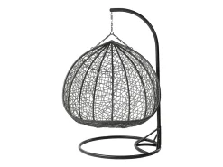 Mirjan24 Hängesessel Opam, Zweisitzer Hängekorb, Stilvoll Gartensessel Mit Stahlskelett (Farbe: Grau / Kissen: Grau) -Garten- & Gewächshäuser Geschäft 961c1c4352de858eb0213d6c2e11da27