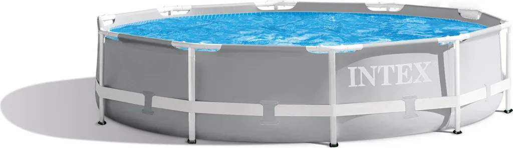 Intex PrismFrame, 4485 L, Gerahmter Pool, Erwachsener & Kind, Grau, 20,1 Kg 1 Intex PrismFrame, 4485 L, Gerahmter Pool, Erwachsener & Kind, Grau, 20,1 Kg