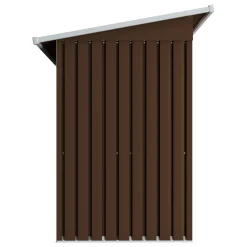 VidaXL Geräteschuppen Braun 194x121x181 Cm Stahl -Garten- & Gewächshäuser Geschäft 9652812b2b4103b386c1775f380a5223