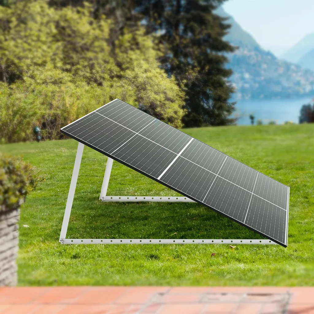 Juskys Balkonkraftwerk Montageset - Halterung Solarmodul Bis 80 Kg Photovoltaik Befestigung - Montagepaket PV-Anlage Solar Montagesystem Modulträger 2 Juskys Balkonkraftwerk Montageset - Halterung Solarmodul Bis 80 Kg Photovoltaik Befestigung - Montagepaket PV-Anlage Solar Montagesystem Modulträger – Bild 2