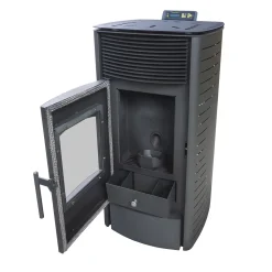 Nemaxx P12 Pelletofen Pelletkamin Pelletkaminofen 12 KW Kaminofen Heizofen Pellet Ofen Kamin Pelletheizung Heizung - Schwarz - WiFi-Ready -Garten- & Gewächshäuser Geschäft 966a3c3891c05e516c8c2d958225826f