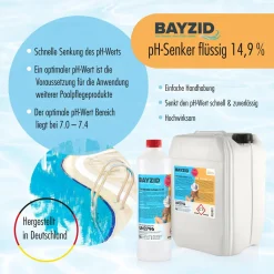 Hoefer Chemie 1 X 20 Kg BAYZID® PH Minus Flüssig 14,9%