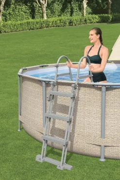 Bestway Power Steel™ Frame Pool Komplett-Set, Rund, 396x107cm, 5614V -Garten- & Gewächshäuser Geschäft 971196f9e7f1ca87aa1fb0b920b7b8f5 1