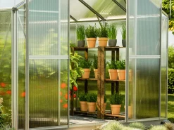 GFP Garten- & Freizeitprofi GFP Gewächshaus Topas 2 Aus Alu 225x133 Cm Ca. 8 Mm Doppelstegplatten Mit Fundamentrahmen, Automatischer Fensteröffner - Austria 16 GFP Garten- & Freizeitprofi GFP Gewächshaus Topas 2 Aus Alu 225x133 Cm Ca. 8 Mm Doppelstegplatten Mit Fundamentrahmen, Automatischer Fensteröffner - Austria -Garten- & Gewächshäuser Geschäft 9718296cf65e5b60ffdb925b93d83714