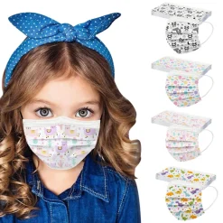Jefety 50 Stk Atemschutzmasken,Kinder Einwegmasken Gesichtsmaske Einweg-3-lagige Cartoon Alpaca Mundmaske Für Jungen Mädchen -Garten- & Gewächshäuser Geschäft 9749fa2f725eefa432cf7a909c66ab9b