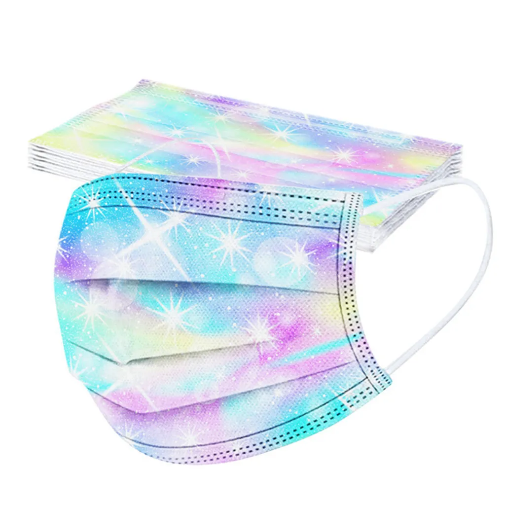 F-Beast 30 Stk Kinder Pentagramm Einwegmasken Star Masken 3-lagige Mundmaske Für Jungen Mädchen Bunt Maske 2 F-Beast 30 Stk Kinder Pentagramm Einwegmasken Star Masken 3-lagige Mundmaske Für Jungen Mädchen Bunt Maske – Bild 2