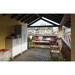 Keter Universalschrank Gulliver Beige Braun 182 Cm -Garten- & Gewächshäuser Geschäft 979f16955da8977f056127b464db9315