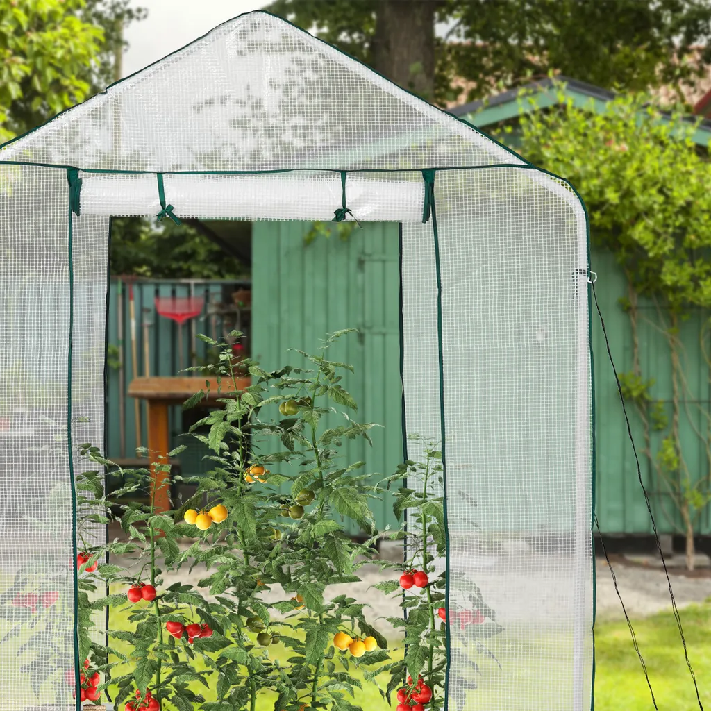 Relaxdays Gewächshaus Mit 2 Türen 5 Relaxdays Gewächshaus Mit 2 Türen – Bild 5