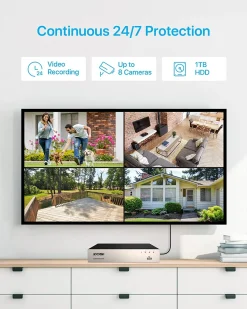 ZOSI 8CH 1080P Full HD DVR Mit 1TB HDD Und 6X2MP Außen Überwachungskamera Sicherheit Set, H.265+, 20M IR Nachtsicht 12 ZOSI 8CH 1080P Full HD DVR Mit 1TB HDD Und 6X2MP Außen Überwachungskamera Sicherheit Set, H.265+, 20M IR Nachtsicht -Garten- & Gewächshäuser Geschäft 97e735b78d79a047be8ca58880df7eca