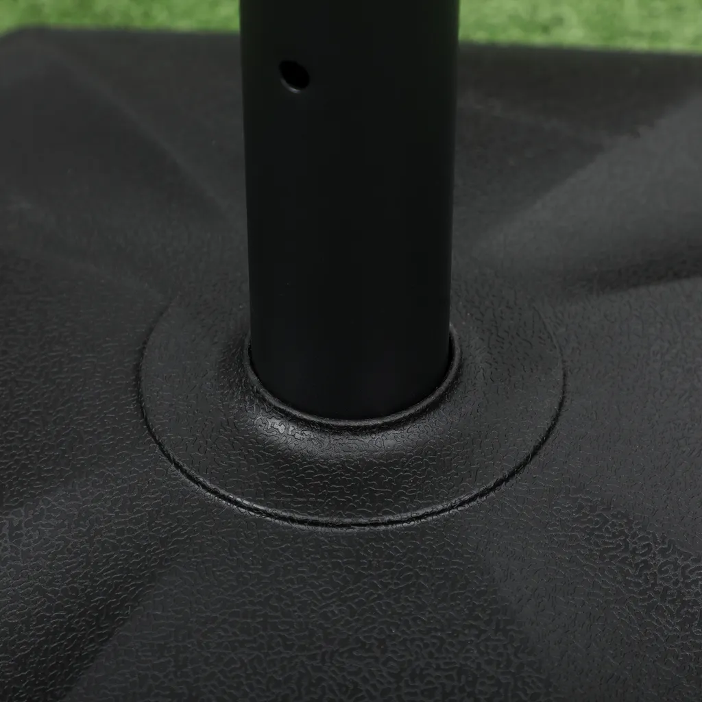 Outsunny Sonnenschirmständer 22 Kg Sonnenschirmfuß Für Mastdurchmesser Ø 32/34/38 Mm, Schirmständer Für Garten, Balkon, Zementfüllung, Schwarz 46 X 46 X 39 Cm 7 Outsunny Sonnenschirmständer 22 Kg Sonnenschirmfuß Für Mastdurchmesser Ø 32/34/38 Mm, Schirmständer Für Garten, Balkon, Zementfüllung, Schwarz 46 X 46 X 39 Cm – Bild 7