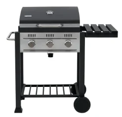 Tepro Gasgrillwagen Toronto Mit Drei Edelstahl-Brenner Und Thermometer