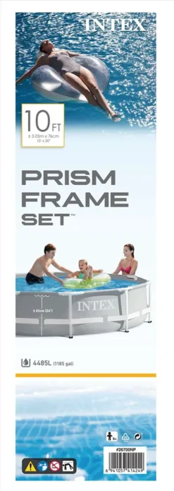 Intex Prism Rahmenpool 26700NP Grau 305 X 76 Cm -Garten- & Gewächshäuser Geschäft 9842688464028af2528664bfe626fb23