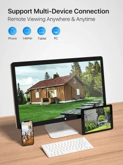 ZOSI 8CH H.265+ 1080P Außen Überwachungskamera System Mit 1TB Festplatte Und 4x 2MP Dome Video Kamera Set Für Zu Hause -Garten- & Gewächshäuser Geschäft 98dbf8c7510088da59683b0c912cffa2