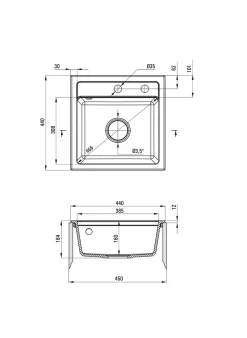 Home-Deant Granitspüle Schwarz Farbe Küchenspüle Granit Siphon Einbauspüle Spülbecken Spüle AVA_1K 08 6 Home-Deant Granitspüle Schwarz Farbe Küchenspüle Granit Siphon Einbauspüle Spülbecken Spüle AVA_1K 08 -Garten- & Gewächshäuser Geschäft 98fb4651fd281991b0ddffc85e847f84