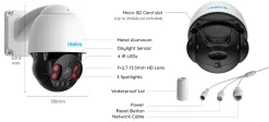 Reolink 4K PTZ PoE Überwachungskamera Aussen Mit Spotlight, Personen-/Fahrzeug-/Tiererkennung, 360° Schwenk 90° Neige, 5X Optischem Zoom, Farbnachtsicht, Auto-Tracking, 2-Wege-Audio, Outdoor IP Kamera, RLC-823A 56 Reolink 4K PTZ PoE Überwachungskamera Aussen Mit Spotlight, Personen-/Fahrzeug-/Tiererkennung, 360° Schwenk 90° Neige, 5X Optischem Zoom, Farbnachtsicht, Auto-Tracking, 2-Wege-Audio, Outdoor IP Kamera, RLC-823A -Garten- & Gewächshäuser Geschäft 9996d4e1e5c64f108efac44d862a63cf 1