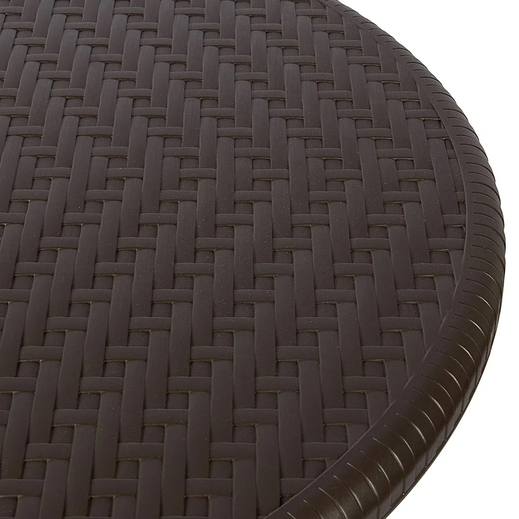 Vanage Gartentisch Beistelltisch Balkontisch Bistrotisch In Braun Rund Wetterfest Klappbar 4 Vanage Gartentisch Beistelltisch Balkontisch Bistrotisch In Braun Rund Wetterfest Klappbar – Bild 4