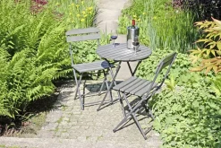 Garden Pleasure 3-tlg. Balkonset Gartenmöbel Sitzgruppe Bistroset Gartengarnitur Terrasse