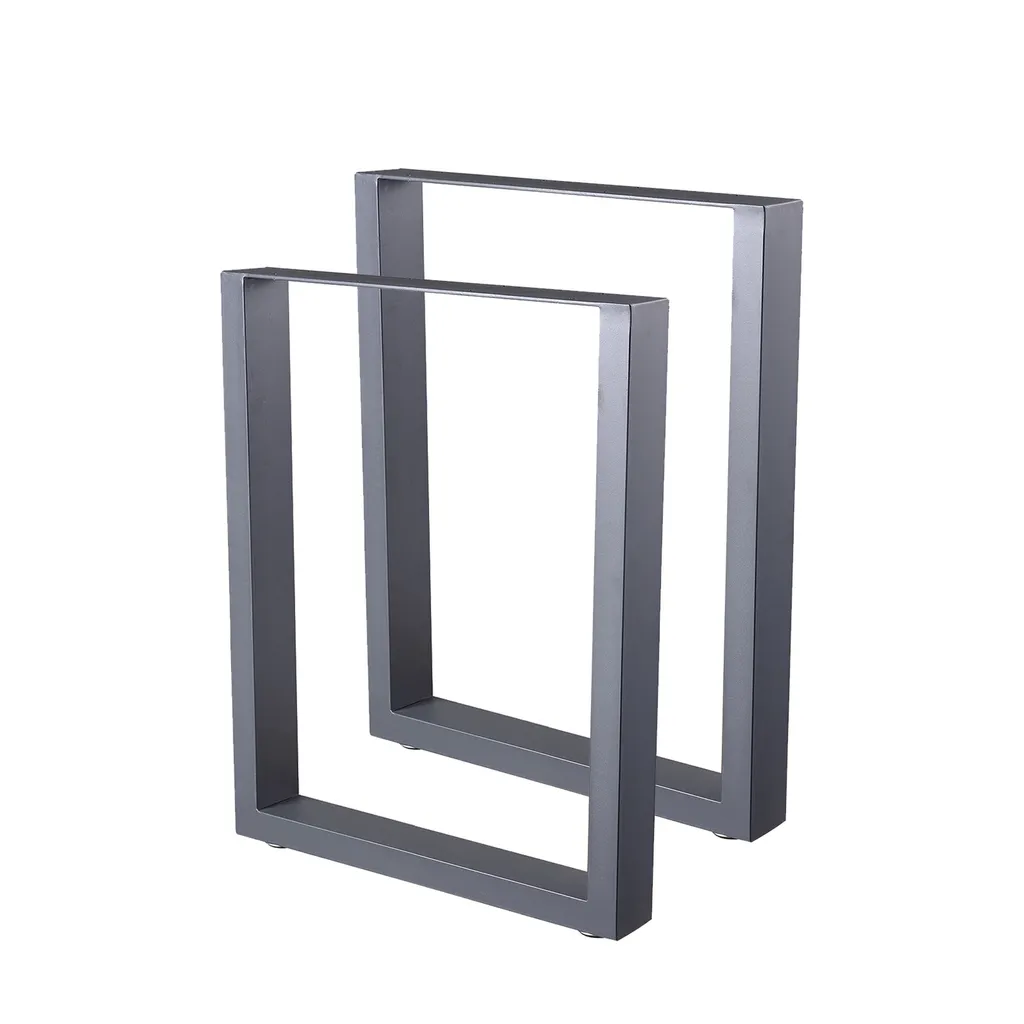 Zelsius Tischkufen 2er Set (B) 60 X (H) 72 Cm, Metall Tischbeine, Grau 1 Zelsius Tischkufen 2er Set (B) 60 X (H) 72 Cm, Metall Tischbeine, Grau