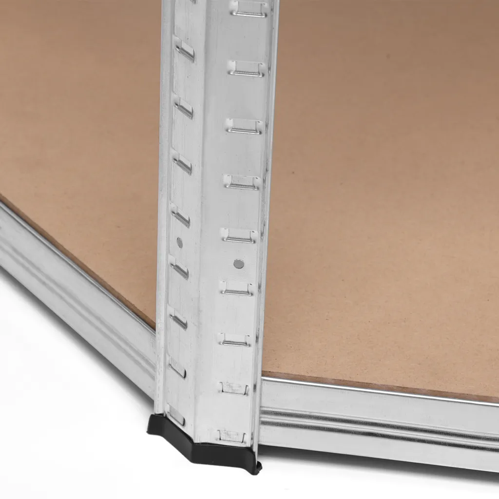 Monzana 3er Set Schwerlastregal Eckregal 2625 Kg 15 MDF-Platten Regal Lagerregal Kellerregal Steckregal Werkstattregal 8 Monzana 3er Set Schwerlastregal Eckregal 2625 Kg 15 MDF-Platten Regal Lagerregal Kellerregal Steckregal Werkstattregal – Bild 8