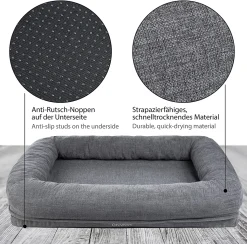 ONVAYA® Hundebett Passend Für Hundekissen | Größe XXL | 132 X 94 X 18 Cm 12 ONVAYA® Hundebett Passend Für Hundekissen | Größe XXL | 132 X 94 X 18 Cm -Garten- & Gewächshäuser Geschäft 9a134ef69699a0aff38a84a531fa89db