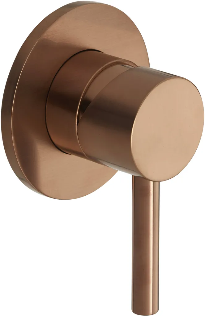 BEN & JERRYS Ben Lavion 2-Loch-Unterputz-Waschtischarmatur-Abdeckungsset Kupfer Gebürstet 2 BEN & JERRYS Ben Lavion 2-Loch-Unterputz-Waschtischarmatur-Abdeckungsset Kupfer Gebürstet – Bild 2